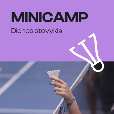 Badmintono dienos stovykla MINICAMP