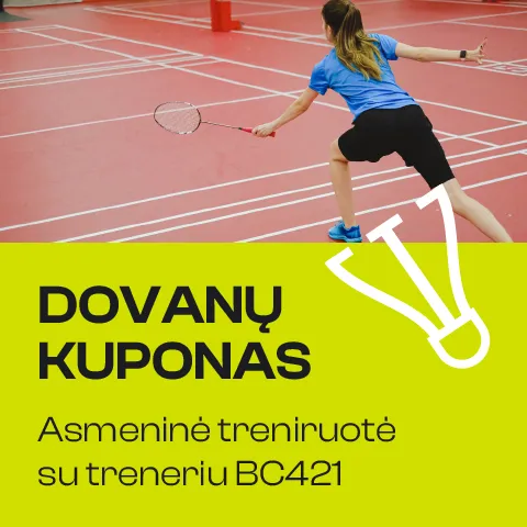 Badmintono Centro dovanų kuponas