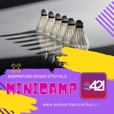 Badmintono dienos stovykla MINICAMP
